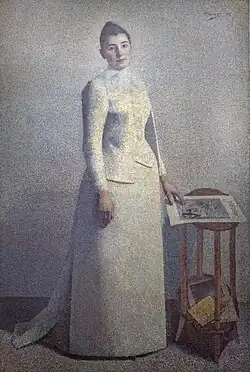 Achille Laugé, Porträt von Madame Astre (1892).
