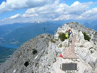 Der Gipfel des Becco di Filadonna