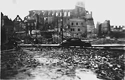 Beckergrube nach dem Bombenangriff 1942
