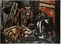 Max Beckmann: Ochsenstall, 1933