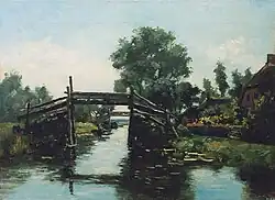 Steg vor Kortenhoef (etwa um 1910).