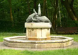 Pelikan-Brunnen von Ludwig Vierthaler, 1961