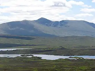 Der Beinn a' Chreachain von Rannoch Moor aus gesehen
