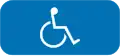 Zusatzzeichen: Nur Schwerbehinderte