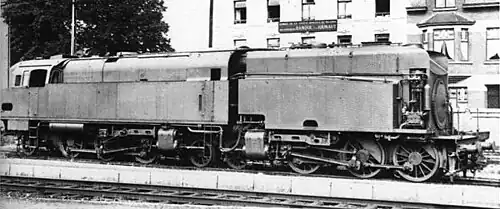 Eine der beiden Einzellokomotiven