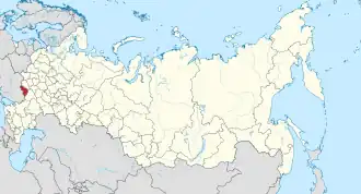 Lage innerhalb Russlands