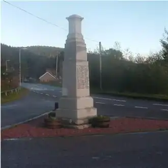 Kriegsdenkmal in Bellabeg