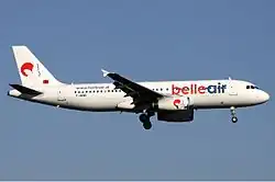 Airbus A320-200 der Belle Air