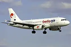 Airbus A320-200 der Belle Air Europe