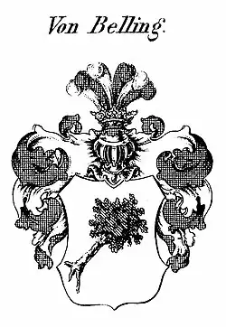 Wappen der uradeligen von Belling