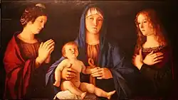 Bellini: Madonna mit Kind, Heiliger Katharina und Maria Magdalena
