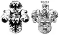 Wappen derer von Below I und II im neuen Siebmacher 1878