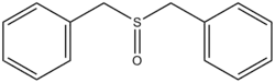 Strukturformel von Dibenzylsulfoxid
