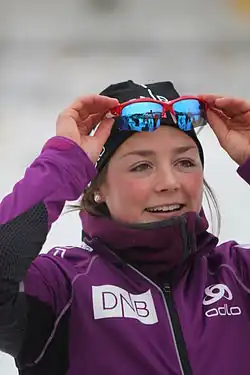 Bente Landheim in Hochfilzen 2011