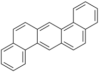 Strukturformel von Dibenzo[a,h]anthracen
