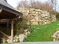 Mauerrest von Schloss Berg