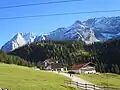 Berggasthof „Alpenglühn“ auf der Ehrwalder Alm
