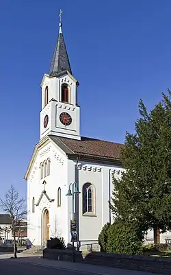 St.-Pankratius-Kirche in Berghausen, heute Gemeinde Römerberg