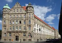 Ansicht des 1905 bezogenen Patentamtes in Berlin, in dem inzwischen das Europäische Patentamt residiert