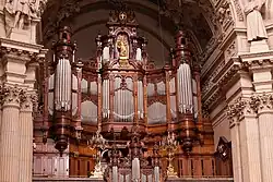 Prospekt des Bildhauers Richard Moest (1905) im Berliner Dom