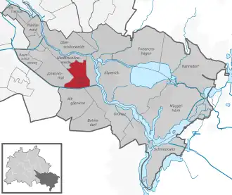 Ortsteile des Bezirks Treptow-Köpenick