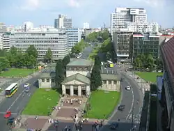 Wittenbergplatz mit U-Bahnhof in West-Ost-Richtung
