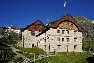 Berliner Hütte von Westen