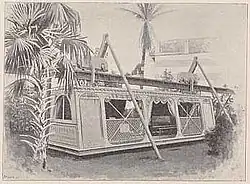 Die Tropenbahn auf der Kolonialausstellung in Berlin-Treptow, 1896