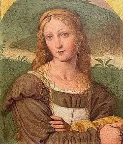 Bernardino Luini, Frauenfigur.