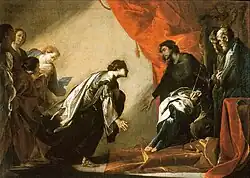 Esther und Ahasuerus, Uffizien, Florenz