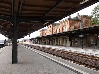 Bahnhof nach der Sanierung (2013)