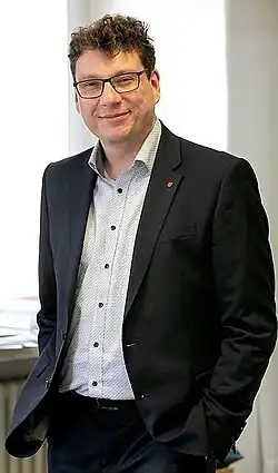 Bibliotheksdirektor Dr. Bernhard Lübbers in der Staatlichen Bibliothek Regensburg (Januar 2020)