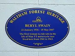 Foto einer Gedenkplakette