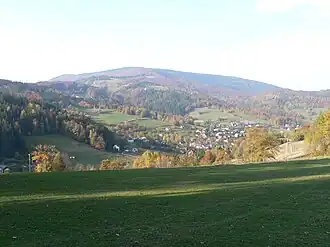 Blick von Wisła-Jawornik