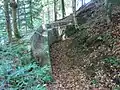 Betonierte Brustwehr bei A 7247