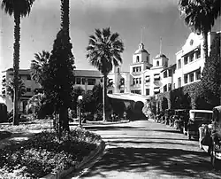 Das Beverly Hills Hotel im Jahr 1925