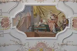 Judith hält das abgeschlagene Haupt des Holofernes