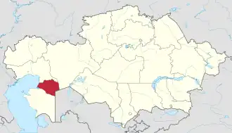 Lage in Kasachstan