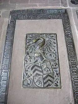 Grabplatte von Philipp II. von Hanau-Lichtenberg