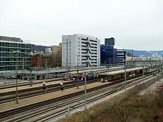 Zürich Altstetten von der Europabrücke aus gesehen (2006)