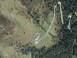 Biberalm aus der Vogelperspektive