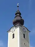 Turm Pfarrkirche Biberbach