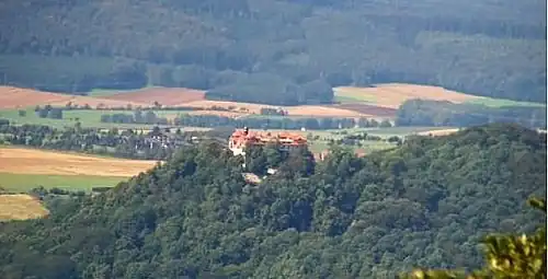 Schloss Bieberstein, Fernblick