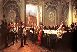 Erste Fassung in Öl (Bergisches Museum Schloss Burg an der Wupper)