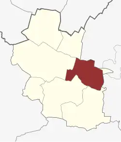 Lage des Grene Sogn in der Billund Kommune