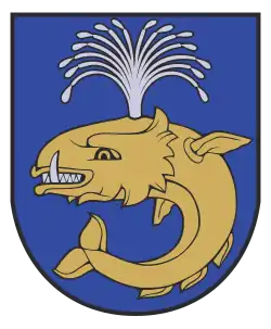 Wappen von Birštonas, Litauen