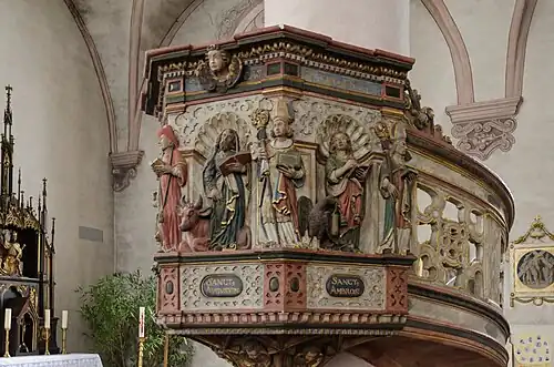 Kanzel aus der Zeit um 1600