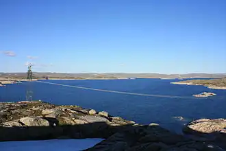 Der Blåsjø vom Mittelteil aus gesehen, Blick nach Südost, 2011