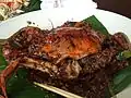 Black pepper crab in Singapore