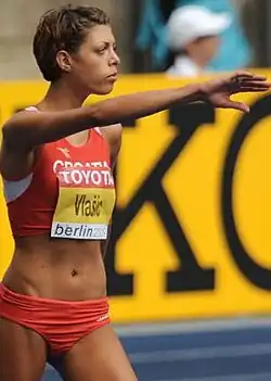 Blanka Vlašić geteilter Rang zehn mit 1,88&nbsp;m